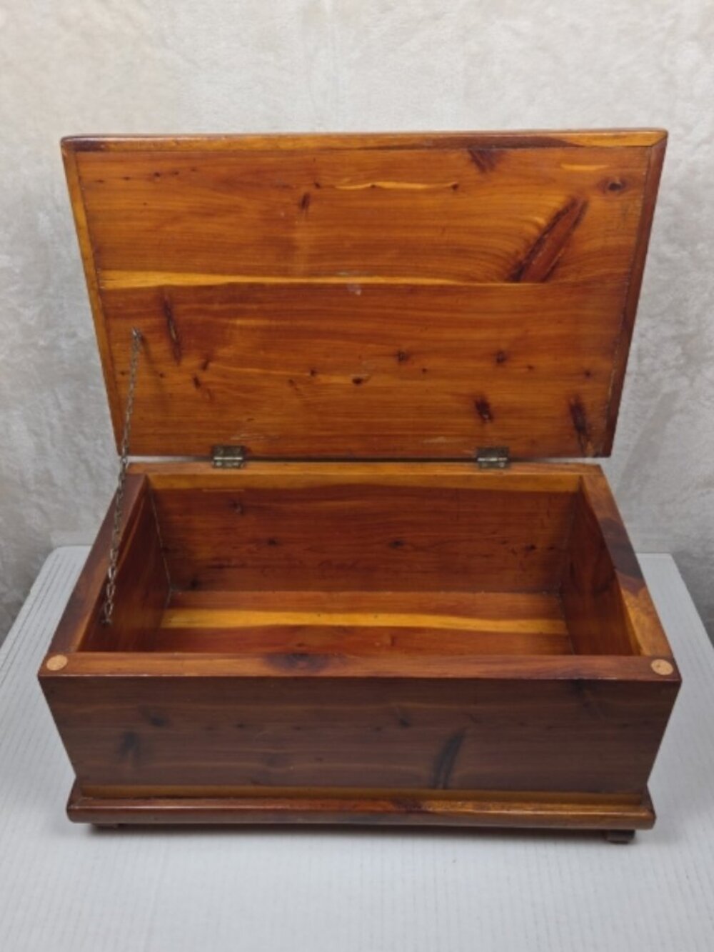 Solid Cedar Wood Storage Chest Blanket Box Hope Chest Keepsake Trunk Rustic